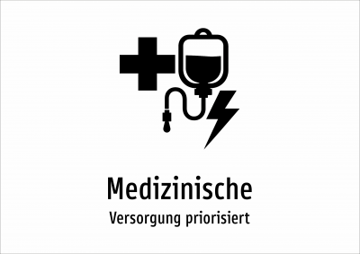 Medizinische - Versorgung priorisiert