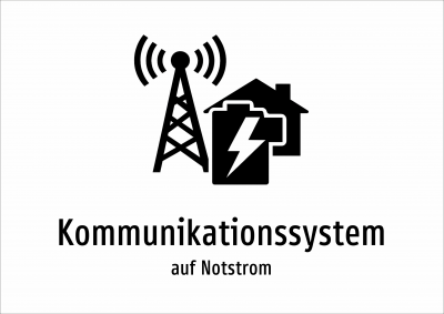 Kommunikationssystem - auf Notstrom