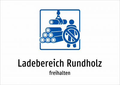 Ladebereich Rundholz - freihalten
