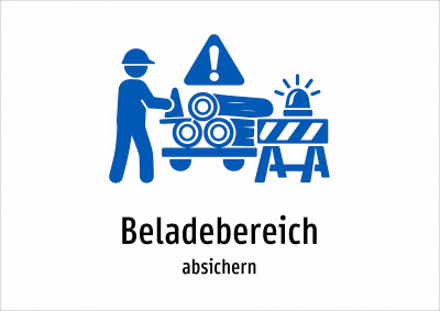 Beladebereich - absichern