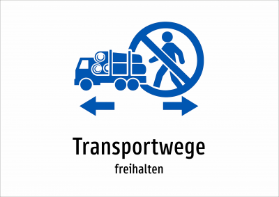 Transportwege - freihalten