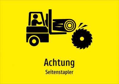 Achtung - Seitenstapler