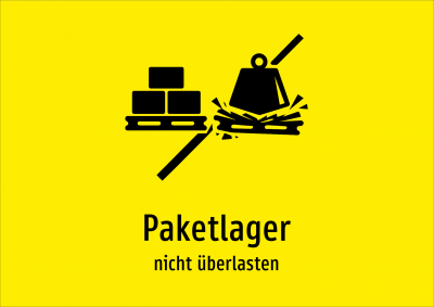 Paketlager - nicht überlasten