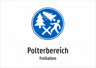 Polterbereich - freihalten