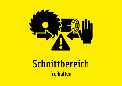 Schnittbereich - freihalten