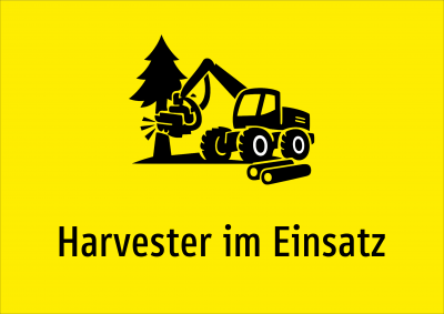 Harvester im Einsatz