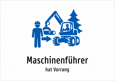 Maschinenführer - hat Vorrang