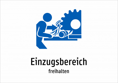 Einzugsbereich - freihalten