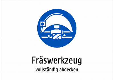 Fräswerkzeug - vollständig abdecken