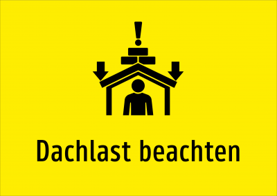 Dachlast beachten