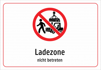 Ladezone - nicht betreten