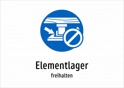 Elementlager - freihalten