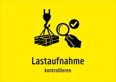 Lastaufnahme - kontrollieren