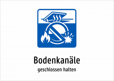 Bodenkanäle - geschlossen halten