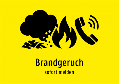 Brandgeruch - sofort melden