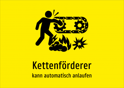 Kettenförderer - kann automatisch anlaufen