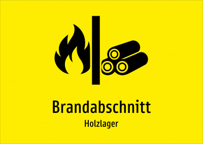 Brandabschnitt - Holzlager