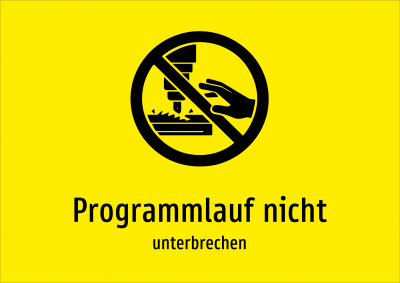 Programmlauf nicht - unterbrechen