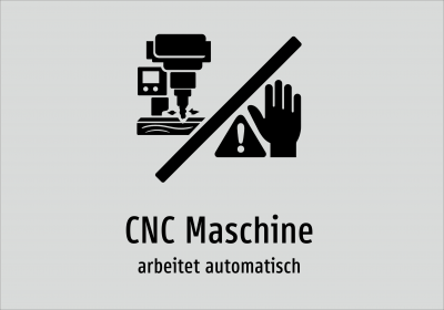 CNC Maschine - arbeitet automatisch