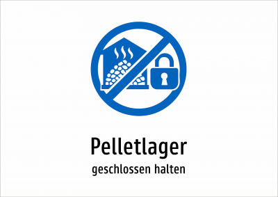 Pelletlager - geschlossen halten