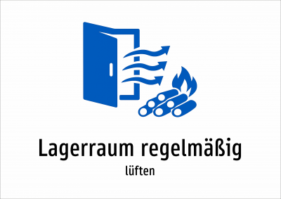 Lagerraum regelmäßig - lüften