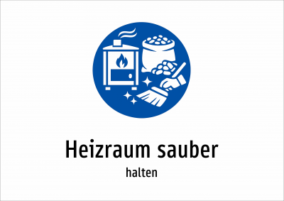Heizraum sauber - halten