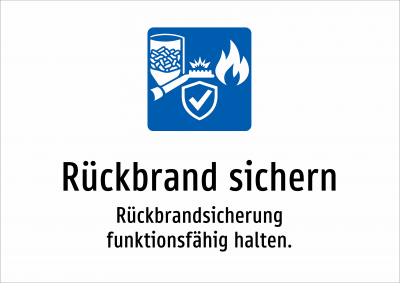 Rückbrand sichern - Rückbrandsicherung funktionsfähig halten.