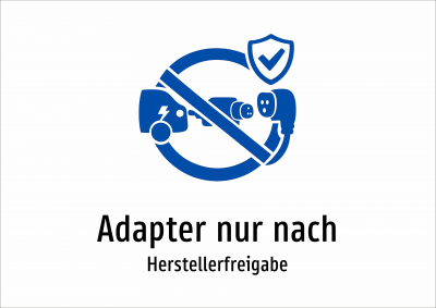 Adapter nur nach - Herstellerfreigabe