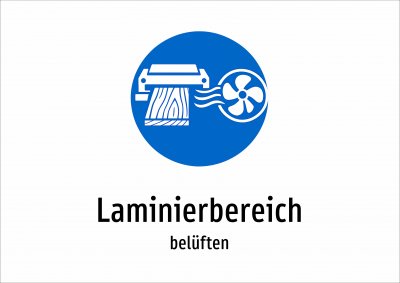 Laminierbereich - belüften