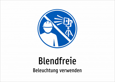 Blendfreie - Beleuchtung verwenden