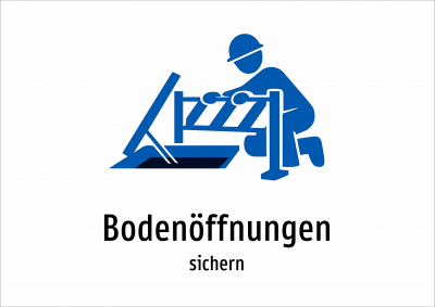 Bodenöffnungen - sichern