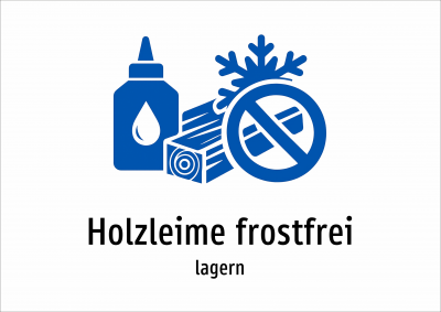 Holzleime frostfrei - lagern