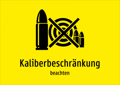 Kaliberbeschränkung - beachten