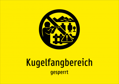 Kugelfangbereich - gesperrt