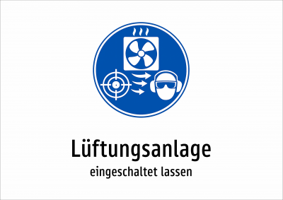 Lüftungsanlage - eingeschaltet lassen