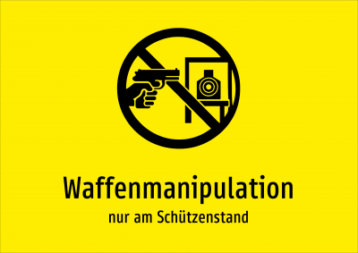 Waffenmanipulation - nur am Schützenstand