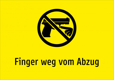 Finger weg vom Abzug