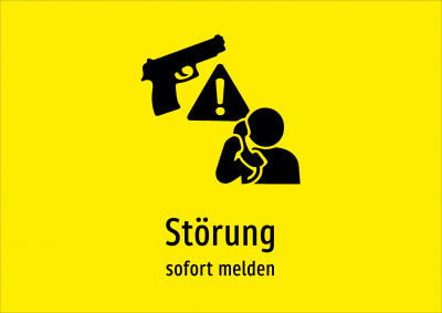 Störung - sofort melden