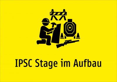 IPSC Stage im Aufbau