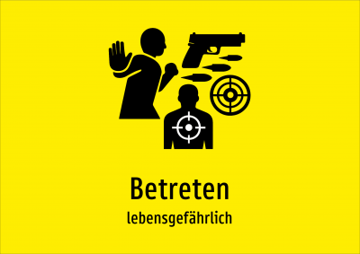 Betreten - lebensgefährlich