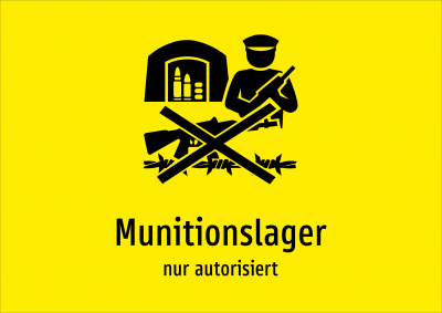 Munitionslager - nur autorisiert