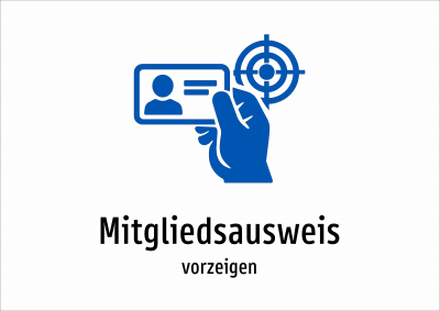 Mitgliedsausweis - vorzeigen