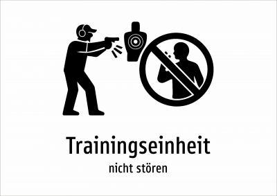Trainingseinheit - nicht stören