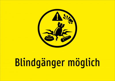 Blindgänger möglich
