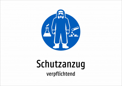 Schutzanzug - verpflichtend