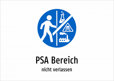 PSA Bereich - nicht verlassen