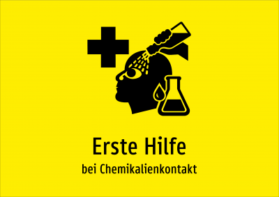 Erste Hilfe - bei Chemikalienkontakt