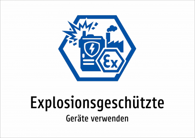 Explosionsgeschützte - Geräte verwenden