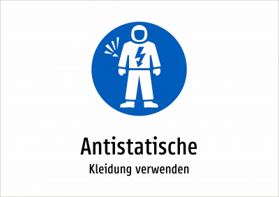 Antistatische - Kleidung verwenden