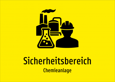 Sicherheitsbereich - Chemieanlage